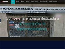 Tablet Screenshot of hermanosgordo.com